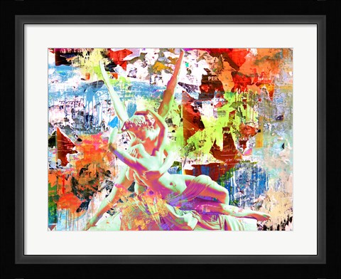 Framed Cupid &amp; Psyche Print