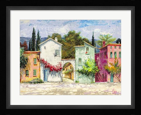 Framed Paese Italiano II Print