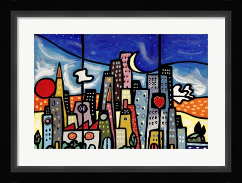 Framed Quando Soffia il Vento Print