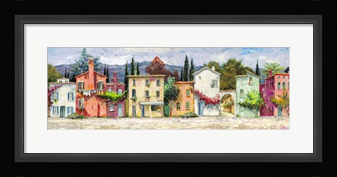 Framed Paese Italiano Print