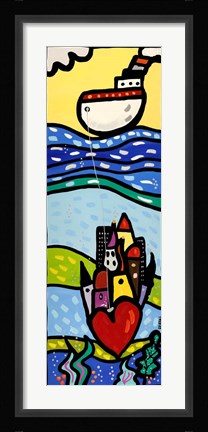 Framed Amori Sommersi I Print