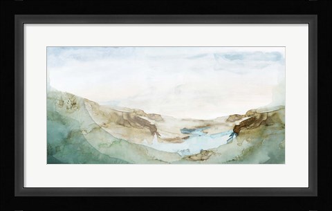 Framed Serene Awakening I Print