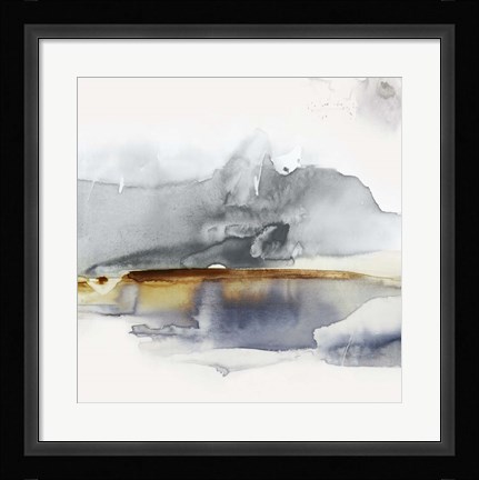 Framed Gray Lunar II Print