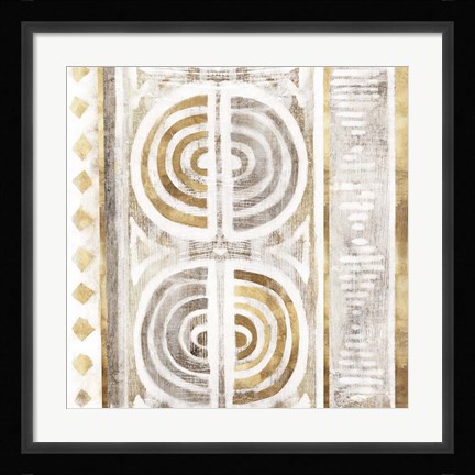 Framed Ancient Treasure I Print