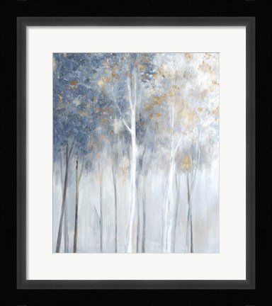 Framed Fog and Gold II Print