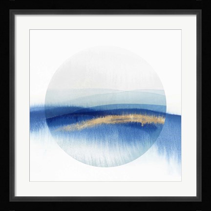 Framed Indigo Eclipse II Print