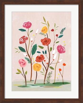 Framed Pink Efflorescence Print