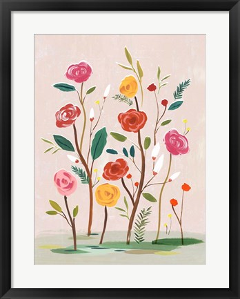 Framed Pink Efflorescence Print