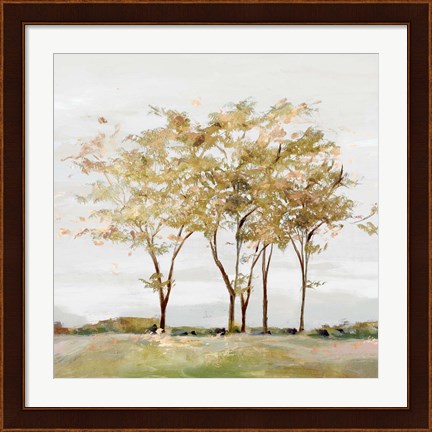 Framed Golden Acre Wood Print