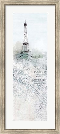 Framed Soir De Paris I Print