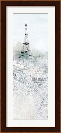 Framed Soir De Paris I Print