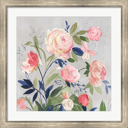 Framed Rose of Summer Print
