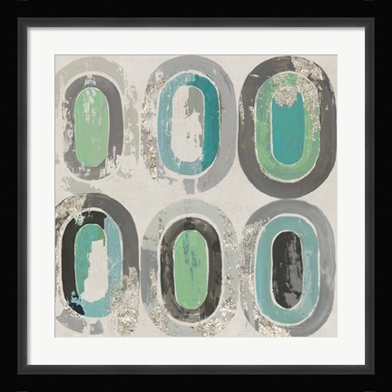 Framed Concentric Emotion II Print