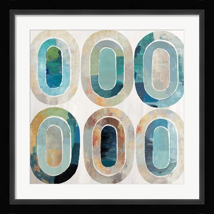 Framed Concentric Emotion III Print