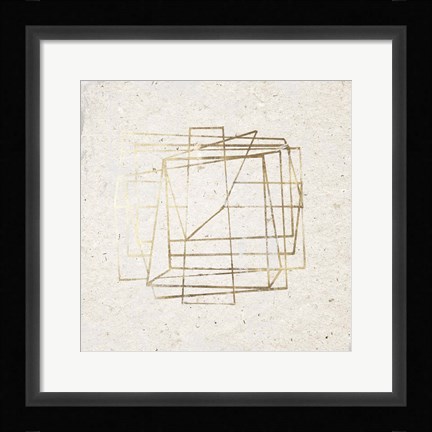 Framed Golden Embrace II Print
