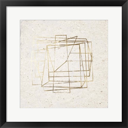 Framed Golden Embrace II Print