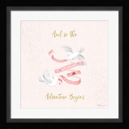 Framed All You Need is Love X Pink Print