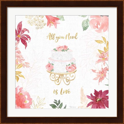 Framed All You Need is Love V Print