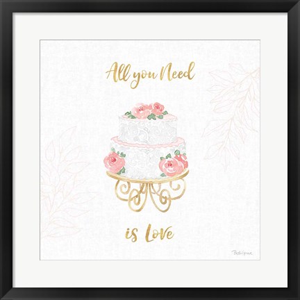 Framed All You Need is Love IX Print