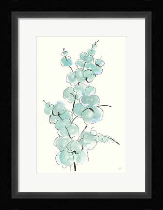 Framed Eucalyptus Branch IV Print