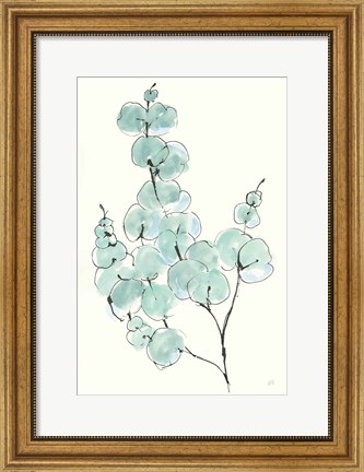Framed Eucalyptus Branch III Print