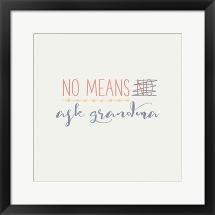 Framed Grandma Inspiration II Color Print