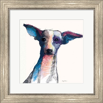 Framed Thor Watercolor Pastel Print