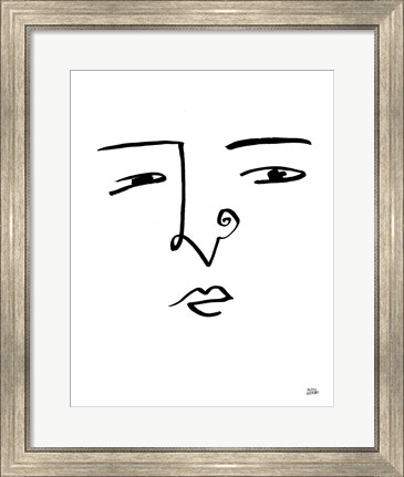 Framed Making Faces VII Print