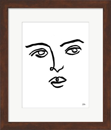 Framed Making Faces VI Print