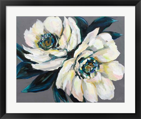 Framed Peonies Print
