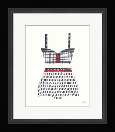 Framed Bathing Beauty IV Print