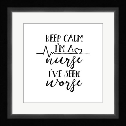 Framed Nurse Inspiration II Print