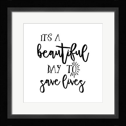 Framed Nurse Inspiration I Print