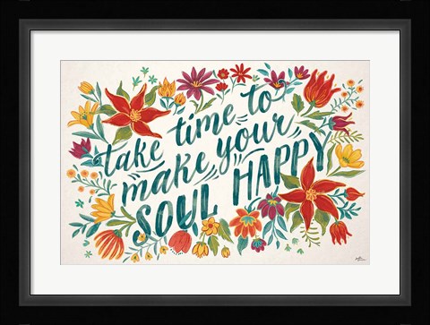 Framed Happy Thoughts I Print