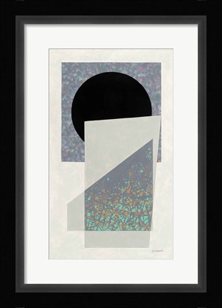 Framed Full Moon I v2 Print