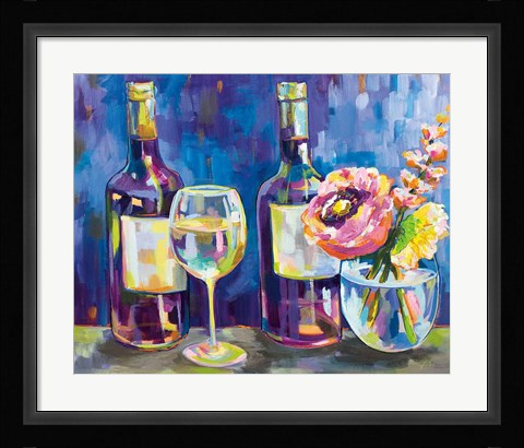 Framed Floral Party Print