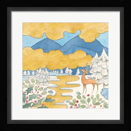 Framed Riverside IV Print