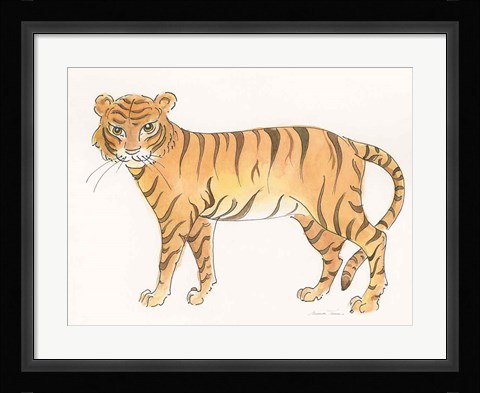Framed Big Cats III Print