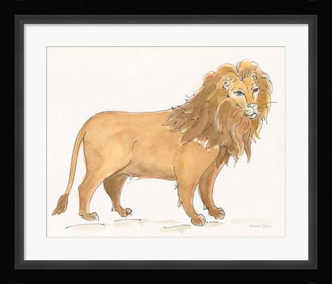 Framed Big Cats II Print