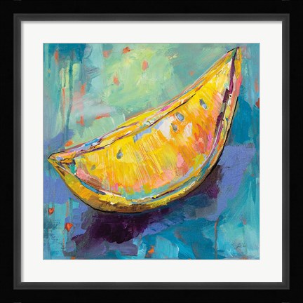 Framed Lemon Wedge Print