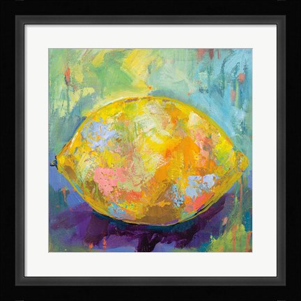 Framed Lemon Print