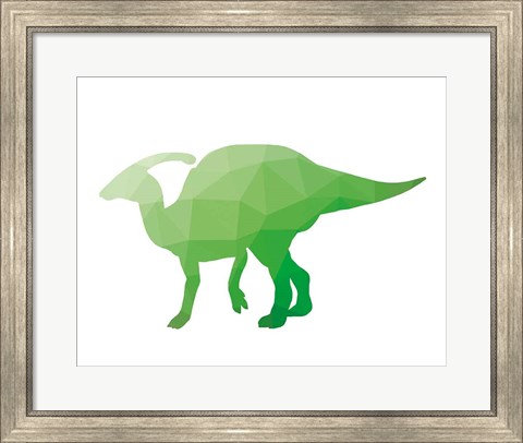 Framed Geo Dinosaur IV Print