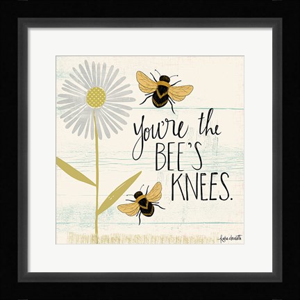 Framed Bee's Knees Print