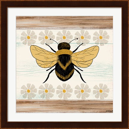 Framed Farmhouse Bee Print
