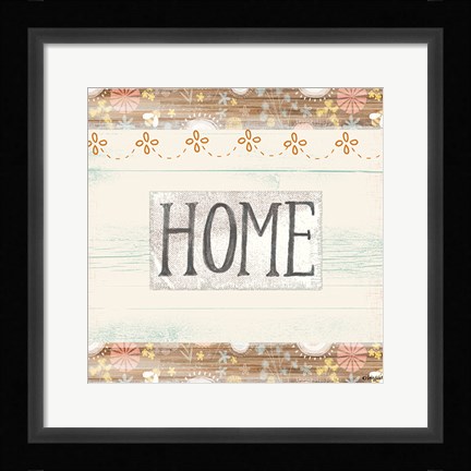 Framed Farmhouse Home Print