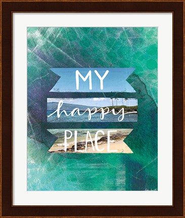 Framed My Happy Place II Print