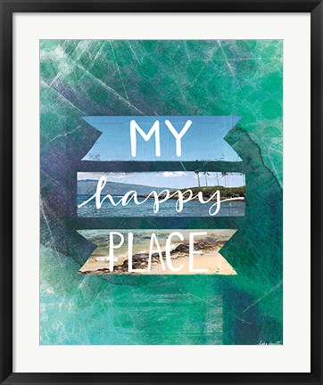Framed My Happy Place II Print
