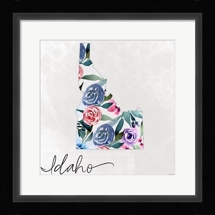 Framed Idaho Print