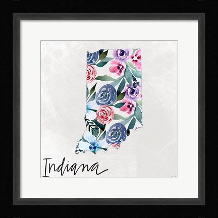 Framed Indiana Print