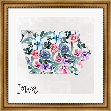 Framed Iowa Print